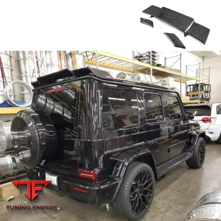 MERCEDES W464 G CLASS CARBON FIBER REAR SPOILER FIT