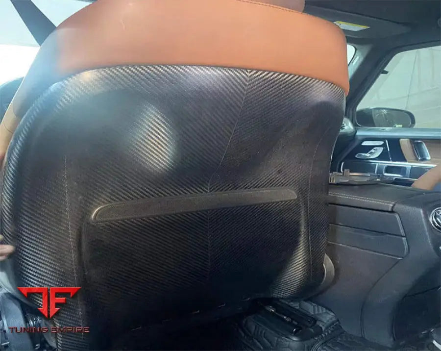 MERCEDES W464 G CLASS G500 G63 G550 CARBON FIBER BACKREST COVER