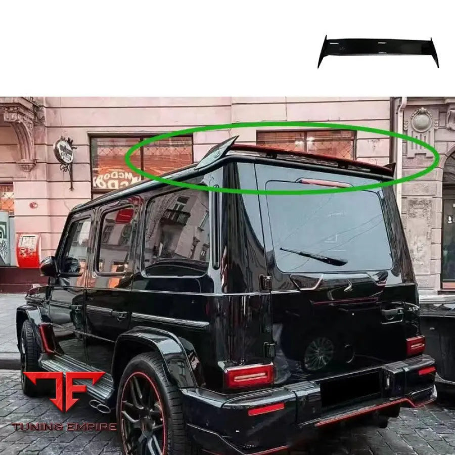 MERCEDES W464 G500 G63 CARBON FIBER REAR SPOILER KIT