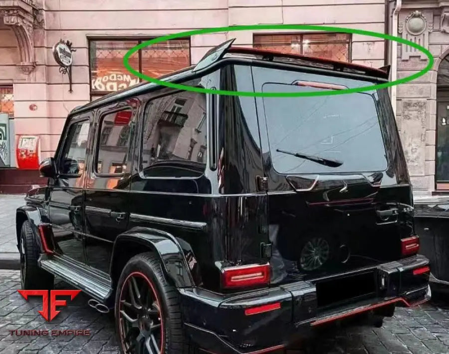 MERCEDES W464 G500 G63 CARBON FIBER REAR SPOILER KIT