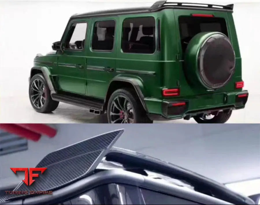 MERCEDES W464 G500 G63 CARBON FIBER REAR SPOILER KIT