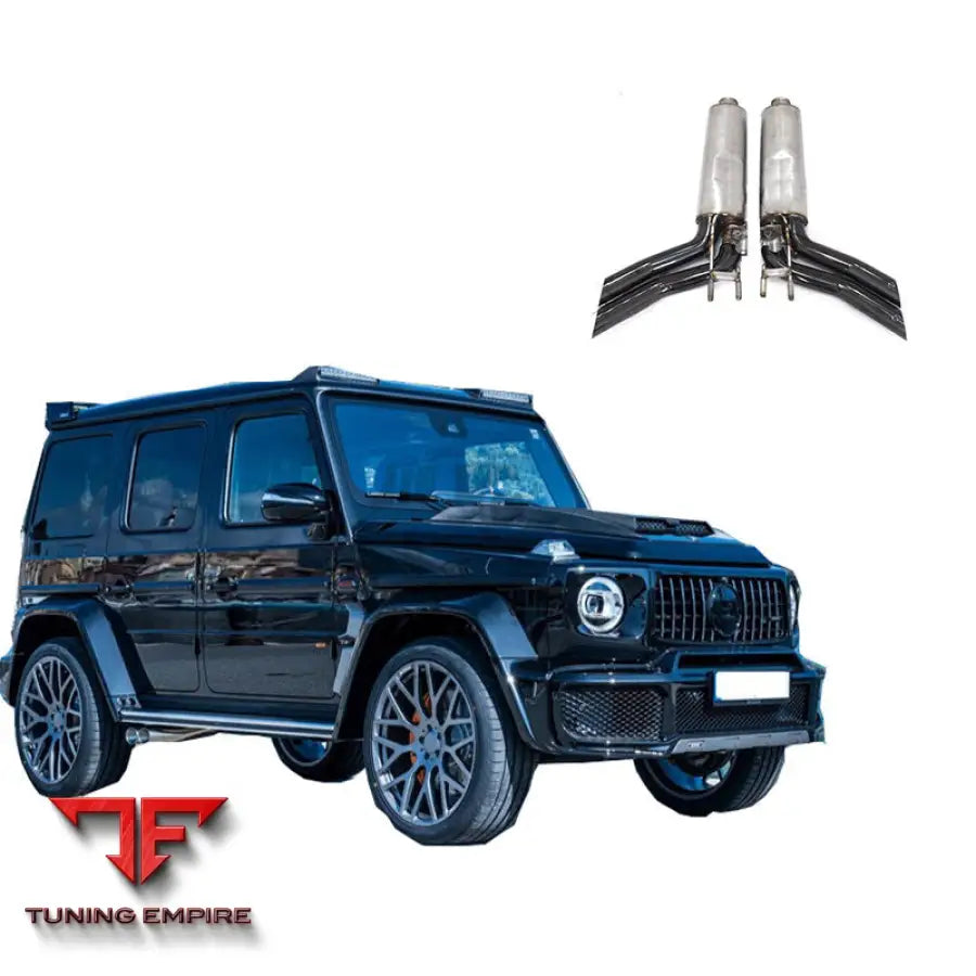 MERCEDES W464 G500 G63 B-STYLE EXHAUST WITH VALVE