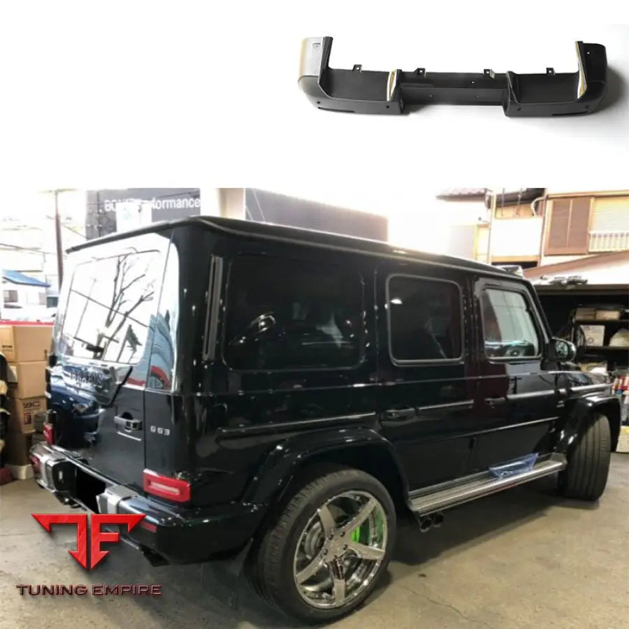 MERCEDES W464 G63 KO STYLE DRY CARBON FIBER DIFFUSER