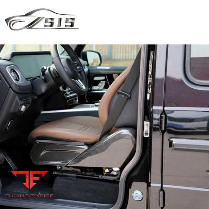 MERCEDES W464 G63 G500 G550 CARBON FIBER SEAT COVER