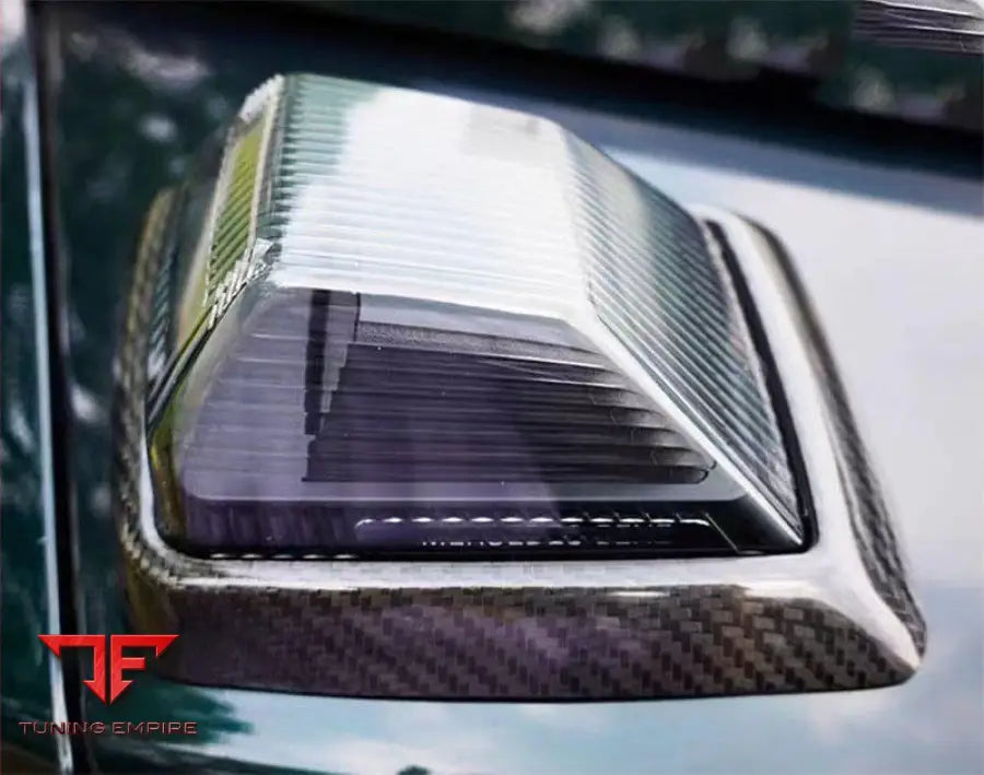 MERCEDES W464 W463A CARBON FIBER TURNING LIGHT BASE COVER
