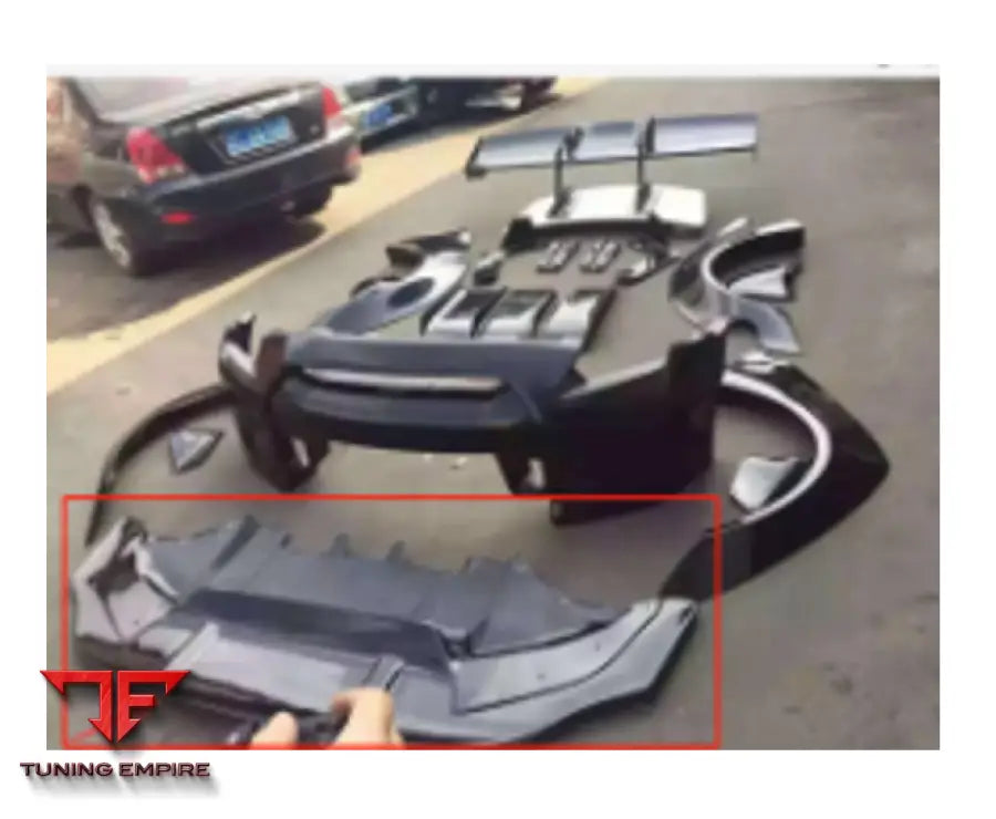 NISSAN GT-R R35 TO LB PERFORMANCE STYLE BIG FRONT LIP