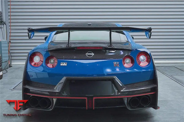 NISSAN GTR R35 CBA & DBA & EBA 2024-NISMO STYLE CARBON FIBER TRUNK SPOILER WING BSD
