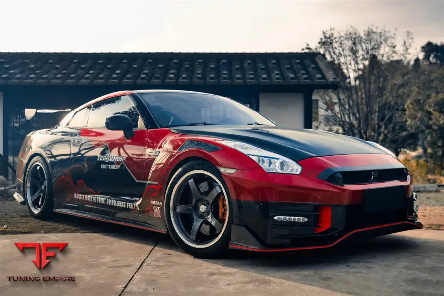 NISSAN GTR R35 CBA & DBA & EBA 2024-NISMO STYLE PART CARBON FIBER FRONT BUMPER BSD