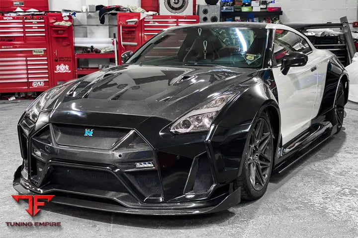 NISSAN GTR R35 CBA & DBA & EBA BKSSII STYLE CARBON FIBER HOOD BSD