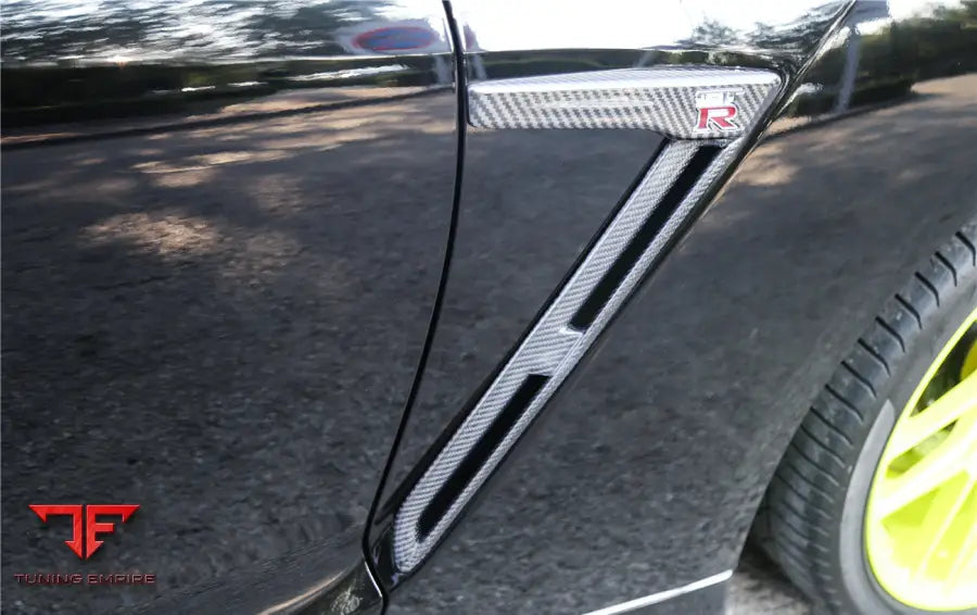NISSAN GTR R35 CBA/DBA/EBA CARBON FIBER FENDER VENTS BSD