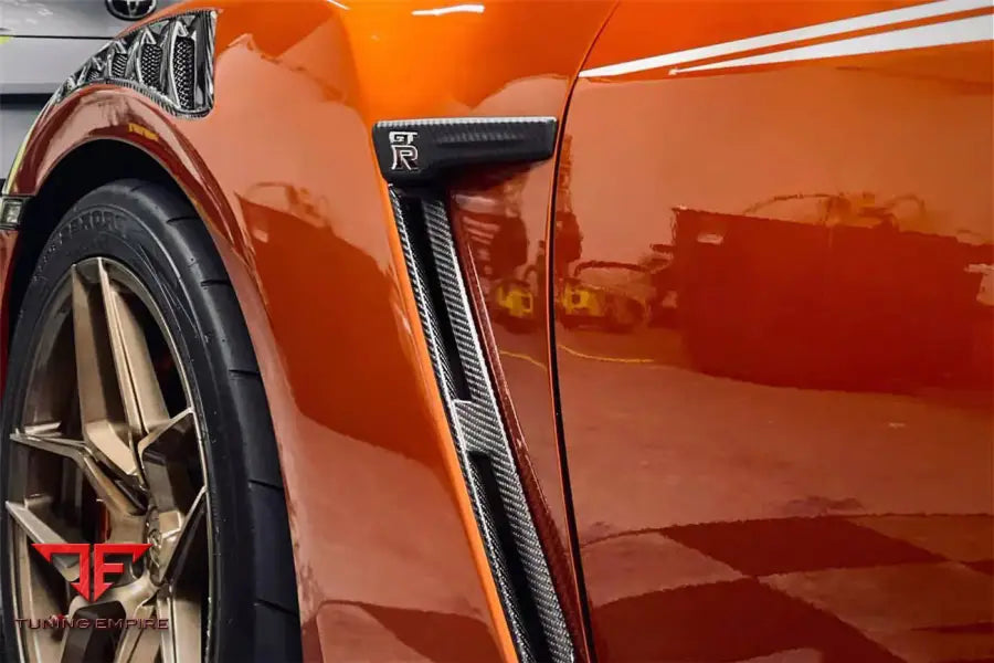 NISSAN GTR R35 CBA/DBA/EBA CARBON FIBER FENDER VENTS BSD