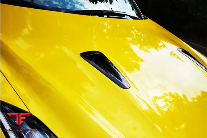 NISSAN GTR R35 CBA & DBA & EBA CARBON FIBER HOOD SCOOP (4 PCS) BSD