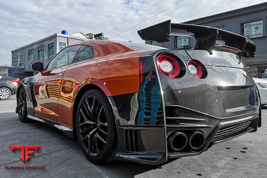 NISSAN GTR R35 CBA DBA EBA NSM STYLE CARBON FIBER TRUNK SPOILER WING BSD