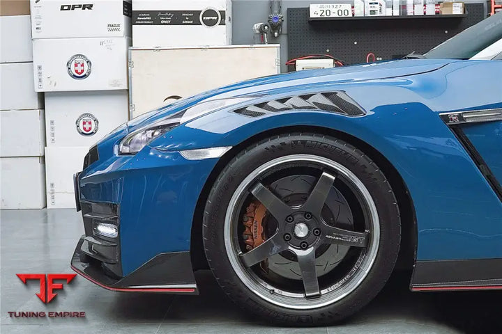 NISSAN GTR R35 CBA DBA EBA NSM STYLE PARTIAL CARBON FIBER FENDER BSD