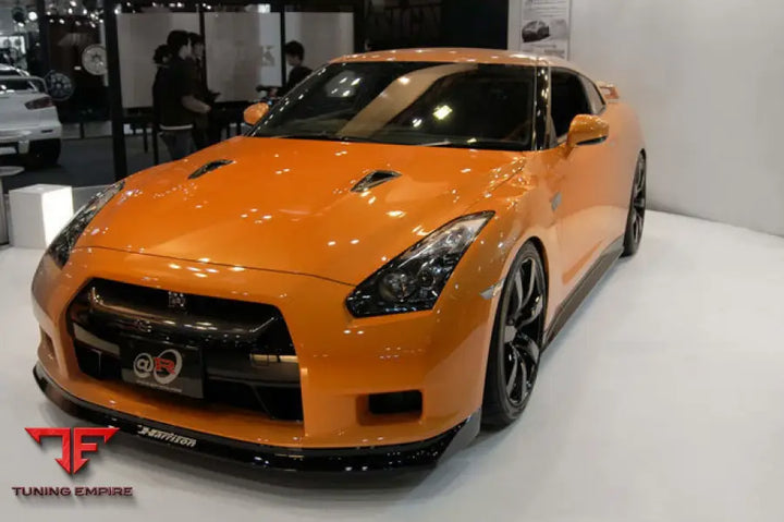 NISSAN GTR R35 CBA ZEL STYLE CARBON FIBER FRONT LIP BSD