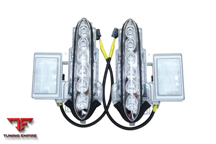 NISSAN GTR R35 DBA FRONT BUMPER LED DAY RUNNING LIGHTS BSD