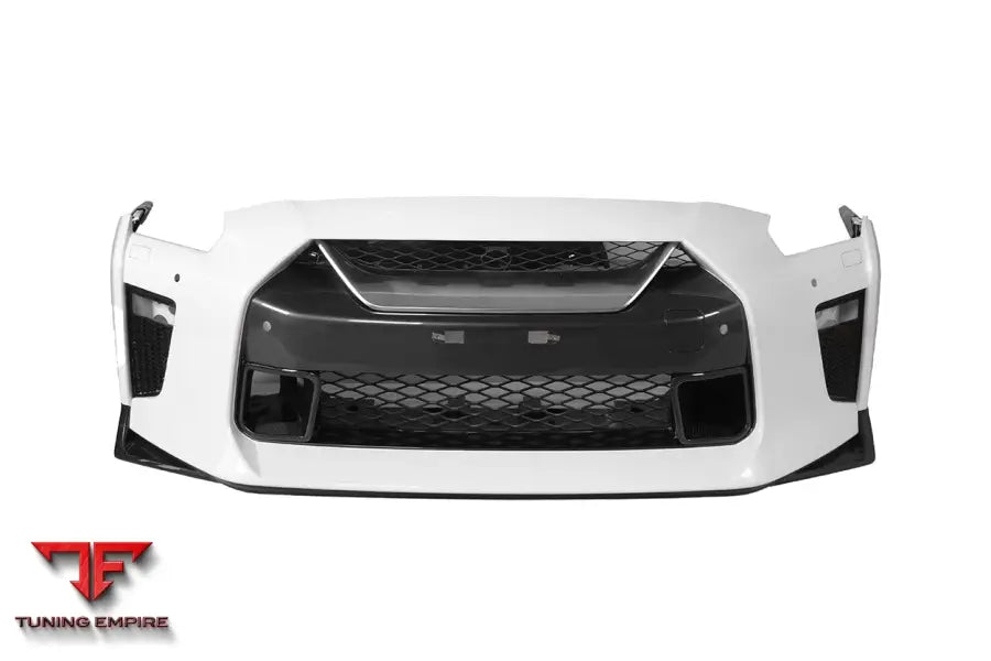 NISSAN GTR R35 EBA BKSS STYLE CARBON FIBER FRONT BUMPER VENTS BSD