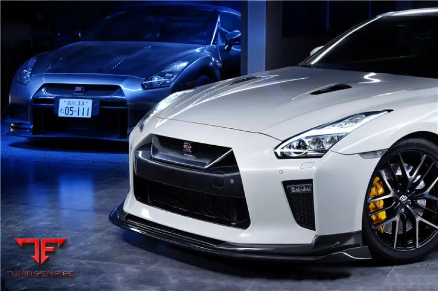 NISSAN GTR R35 EBA BKSS STYLE CARBON FIBER FRONT LIP BSD