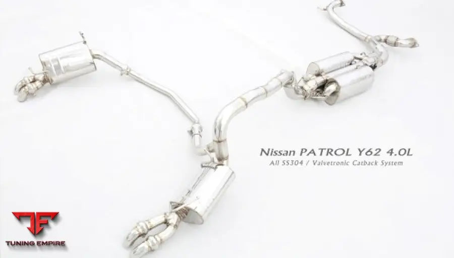Nissan Petrol Y62 All Ss304 Valvetronic Exhaust System