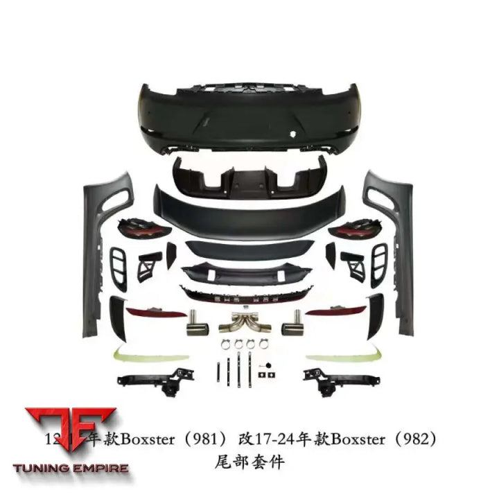 PORSCHE 718 981 2012-2016 CAYMAN BOXSTER UPGRADE TO 982 2017-2024 CONVERSION UPGRADE FACELIFT OLD TO NEW BODY KIT