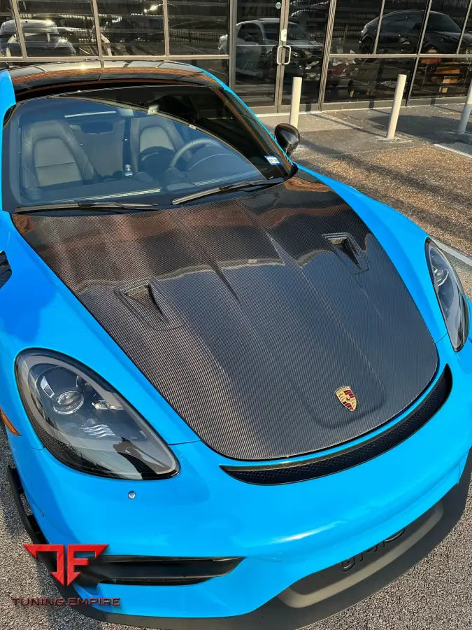PORSCHE 718 981 CAYMAN BOXSTER CARBON FIBER HOOD