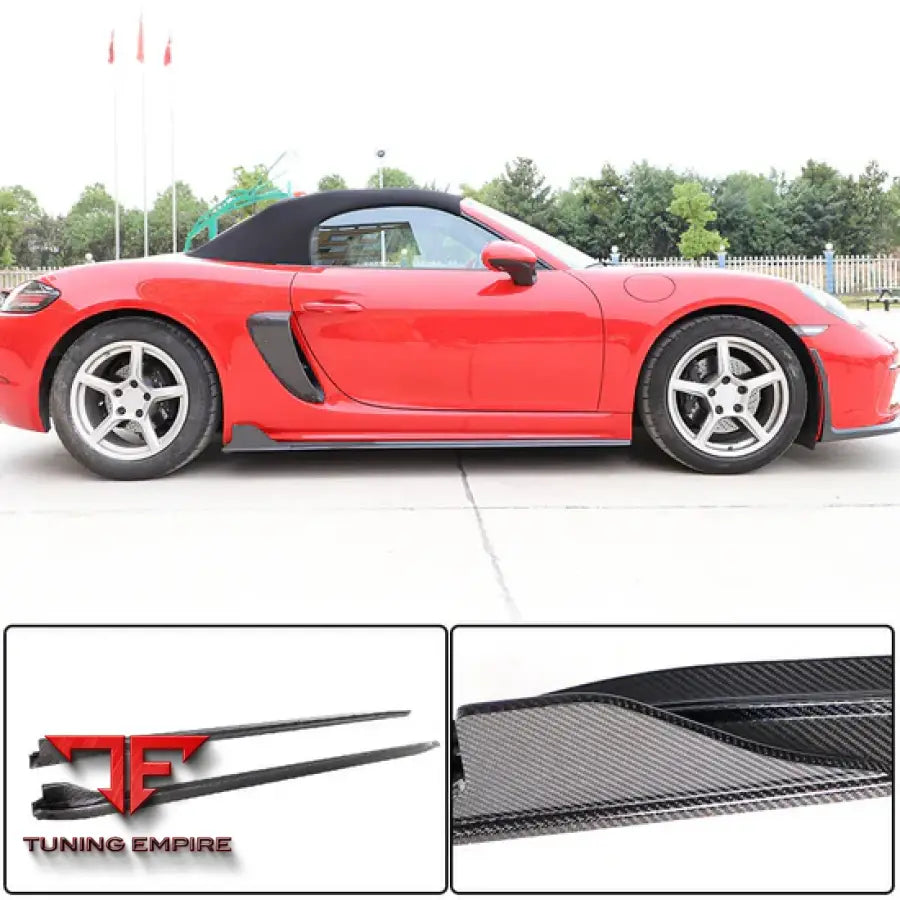 PORSCHE 718 (982) CAYMAN BOXSTER CARBON FIBER PARTS