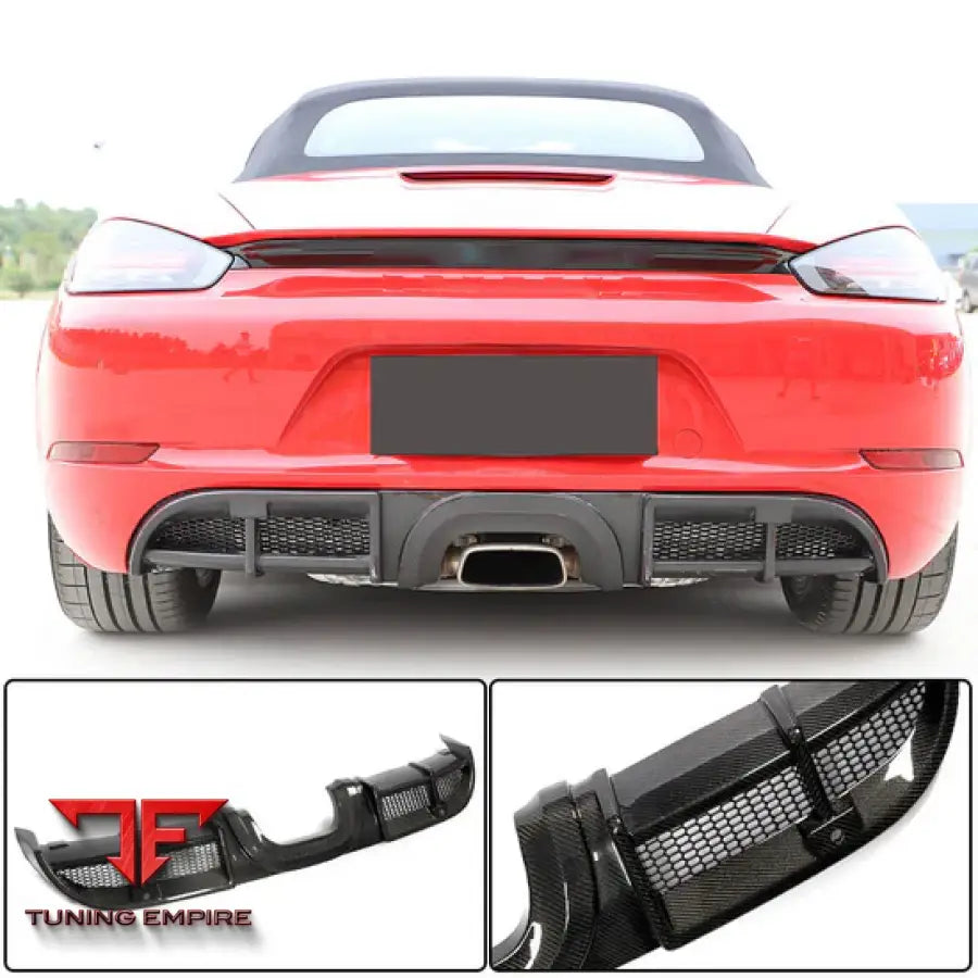 PORSCHE 718 (982) CAYMAN BOXSTER CARBON FIBER PARTS