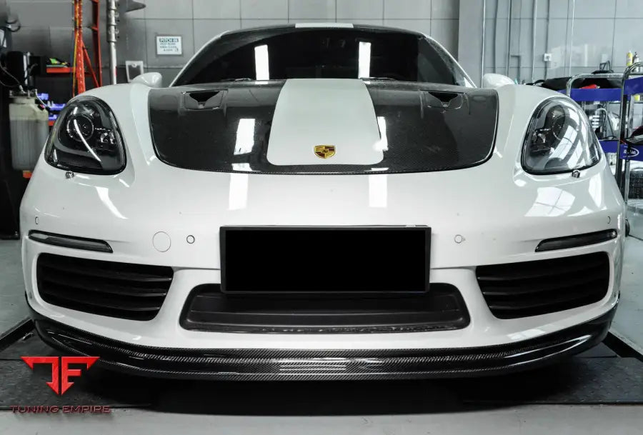 PORSCHE 718 CAYMAN & BOXSTER BKSS STYLE CARBON FIBER FRONT LIP BSD