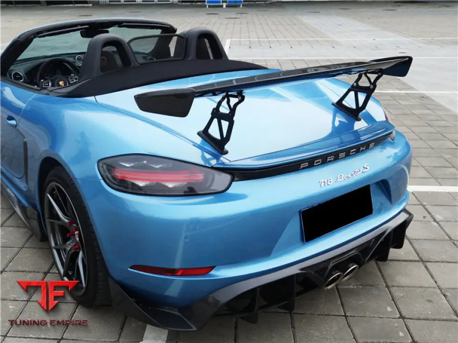 PORSCHE 718 CAYMAN & BOXSTER BKSS STYLE CARBON FIBER REAR TRIM BSD