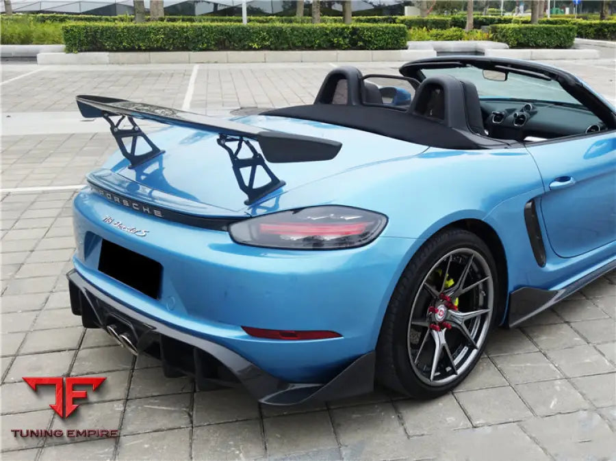 PORSCHE 718 CAYMAN & BOXSTER BKSS STYLE CARBON FIBER REAR TRIM BSD