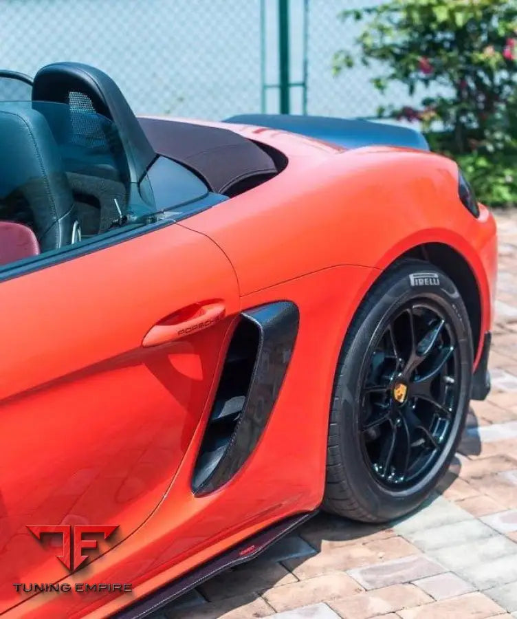 PORSCHE 718 CAYMAN BOXSTER CARBON FIBER PARTS