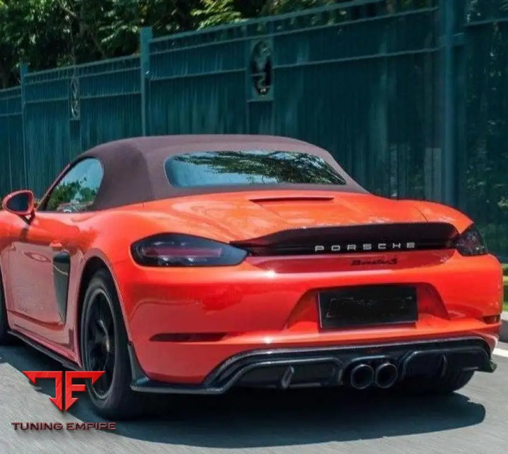 PORSCHE 718 CAYMAN BOXSTER CARBON FIBER PARTS