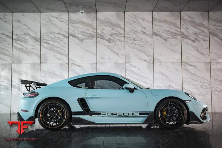 PORSCHE 718 CAYMAN & BOXSTER STUTTMATE CARBON FIBER SIDE SKIRTS BSD