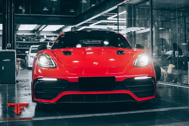 PORSCHE 718 CAYMAN & BOXSTER STUTTMATE PART CARBON FIBER FRONT BUMPER BSD