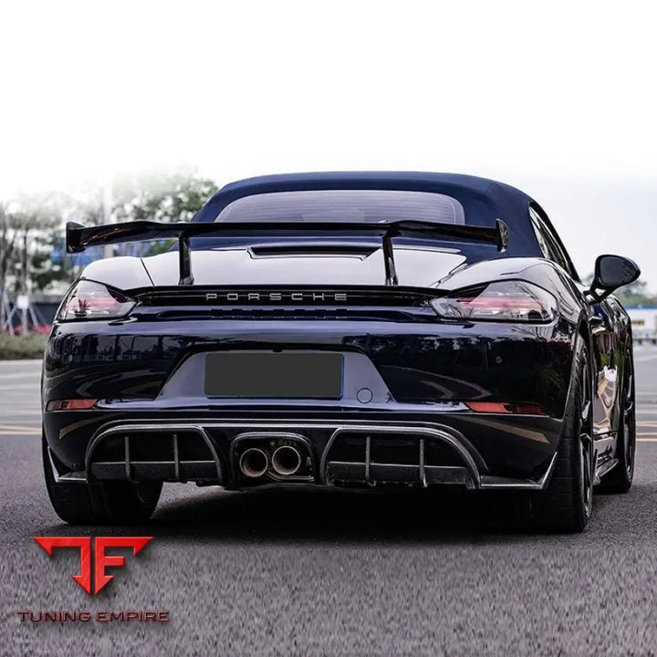 PORSCHE 718 CAYMAN BOXTER 2016 + FORZA DRY CARBON REAR SPOILER