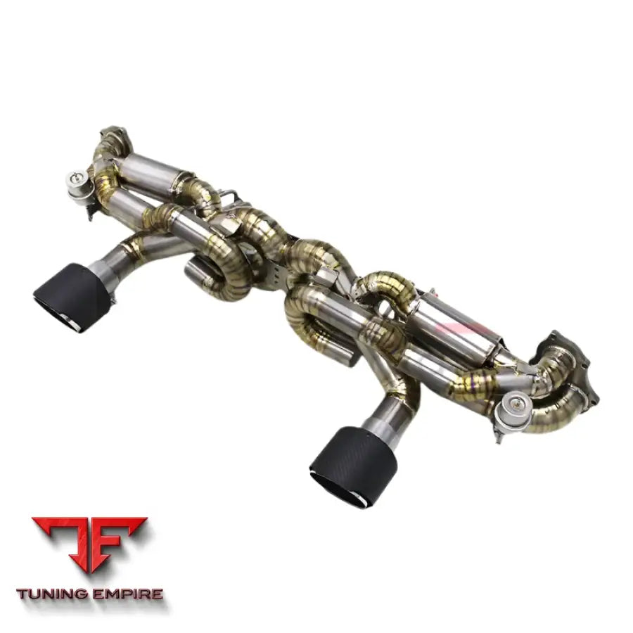 PORSCHE 718 CAYMAN GT4 4.0L TITANIUM EXHAUST SYSTEM 2022-2025
