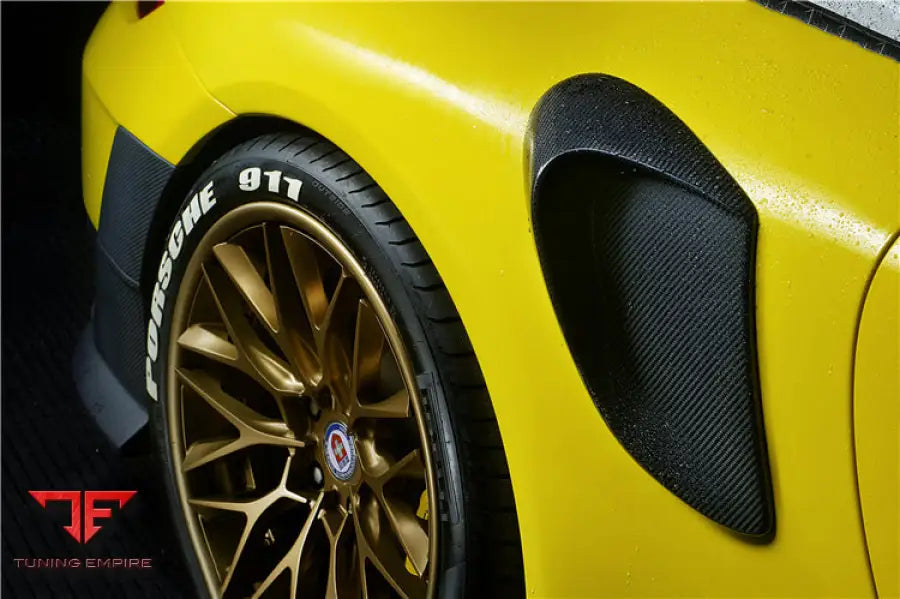 PORSCHE 911 / 991.1 & 991.2 CARRERAS GT2RS STYLE CARBON FIBER QUARTER PANEL SIDE SCOOPS BSD