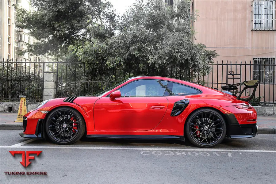 PORSCHE 911 / 991.1 & 991.2 CARRERAS GT2RS STYLE CARBON FIBER QUARTER PANEL SIDE SCOOPS BSD
