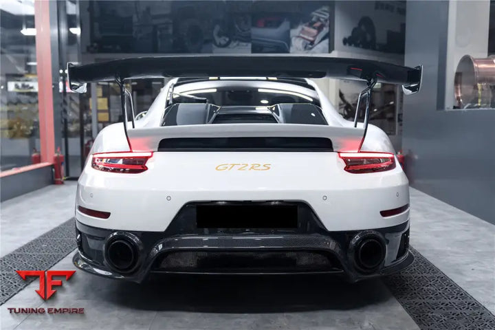 PORSCHE 911 / 991.1 & 991.2 TURBO & S GT2RS STYLE CARBON FIBER TRUNK SPOILER WING BSD