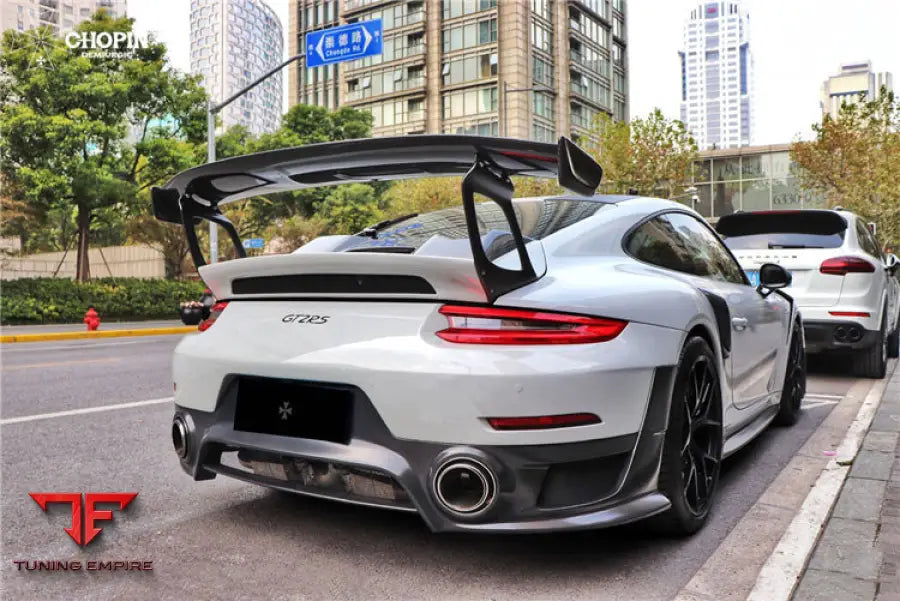 PORSCHE 911 / 991.2 CARRERA & S & 4S GT2RS STYLE CARBON FIBER TRUNK SPOILER WING BSD