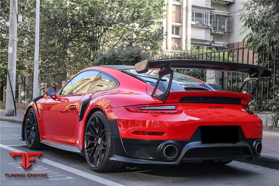 PORSCHE 911 / 991.2 CARRERA & S & 4S GT2RS STYLE CARBON FIBER TRUNK SPOILER WING BSD