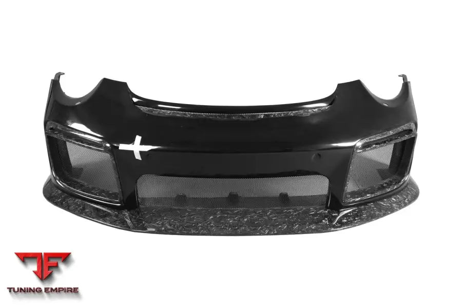 PORSCHE 911 / 991.2 CARRERA & TARGA 4 & 4S GT2RS STYLE PARTIAL CARBON FIBER FRONT BUMPER BSD