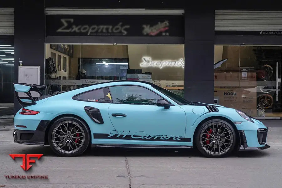 PORSCHE 911 / 991.2 CARRERATARGA 44S GT2RS STYLE CARBON FIBER QUARTER PANEL SIDE SCOOPS BSD
