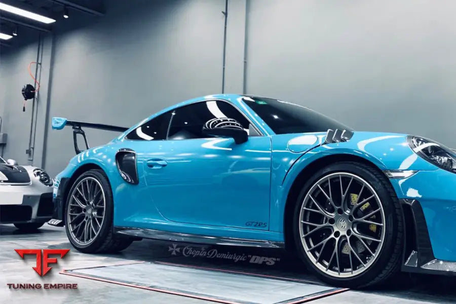 PORSCHE 911 / 991.2 CARRERATARGA 44S GT2RS STYLE CARBON FIBER QUARTER PANEL SIDE SCOOPS BSD