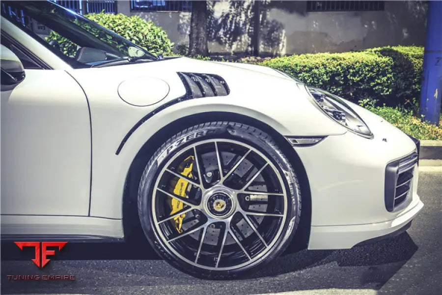 PORSCHE 911 / 991.2 TURBOS GT3RS STYLE PARTIAL CARBON FIBER FENDER BSD