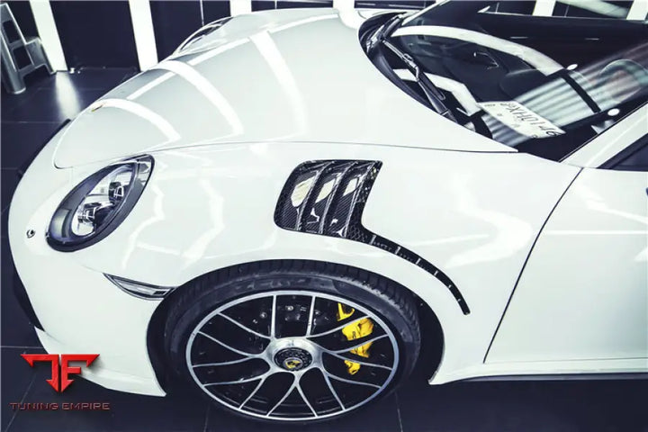 PORSCHE 911 / 991.2 TURBOS GT3RS STYLE PARTIAL CARBON FIBER FENDER BSD