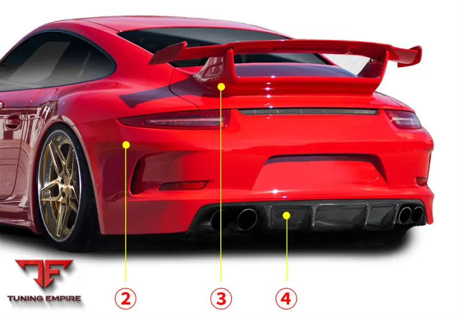 PORSCHE 911 991 GT3 BODY KIT 2012-2015Y