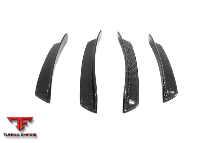 PORSCHE 911 / 991 TURBO S GT2RS STYLE PARTIAL CARBON FIBER FRONT BUMPER AND FENDER BSD