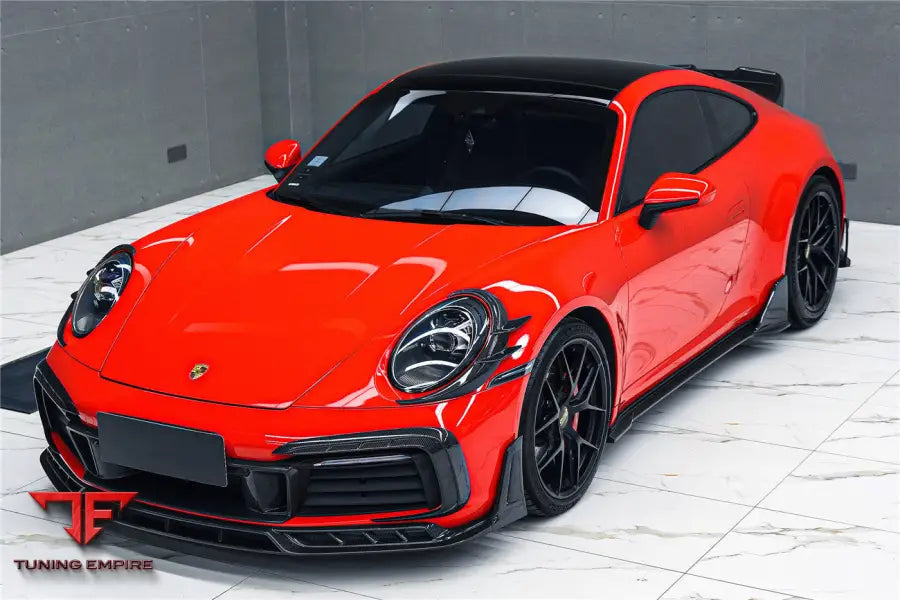 PORSCHE 911 / 992 CARRERA & 4 & 4S & TARGA & CABRIOLET BKSSII STYLE FRONT BUMPER VENT TRIMS BSD