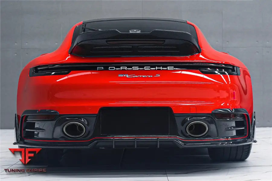 PORSCHE 911 992 CARRERA & 4 & 4S & TARGA & CABRIOLET BKSSII STYLE REAR BUMPER VENT TRIMS BSD